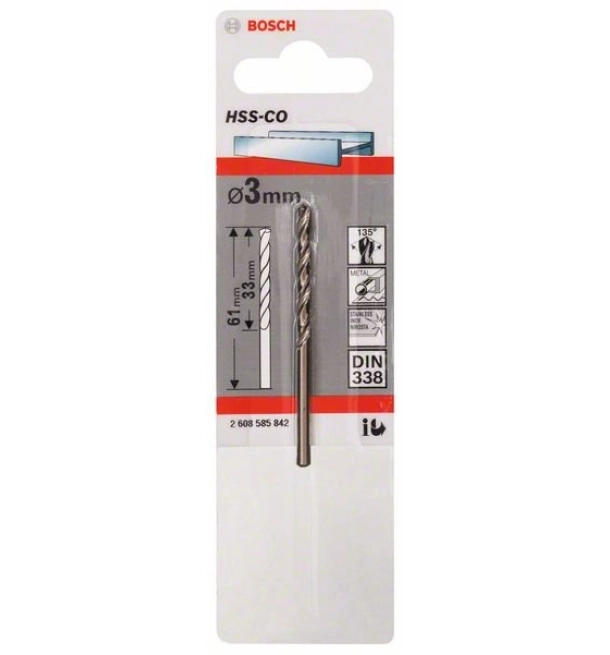 10 HSS-CO DRILL BITS 1ММ