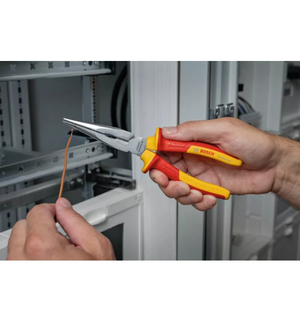 VDE Long Nose Plier straight 200mm Professional