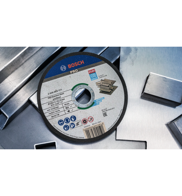 PRO Stainless Steel and Metal Bonded Cutting Disc 125x1