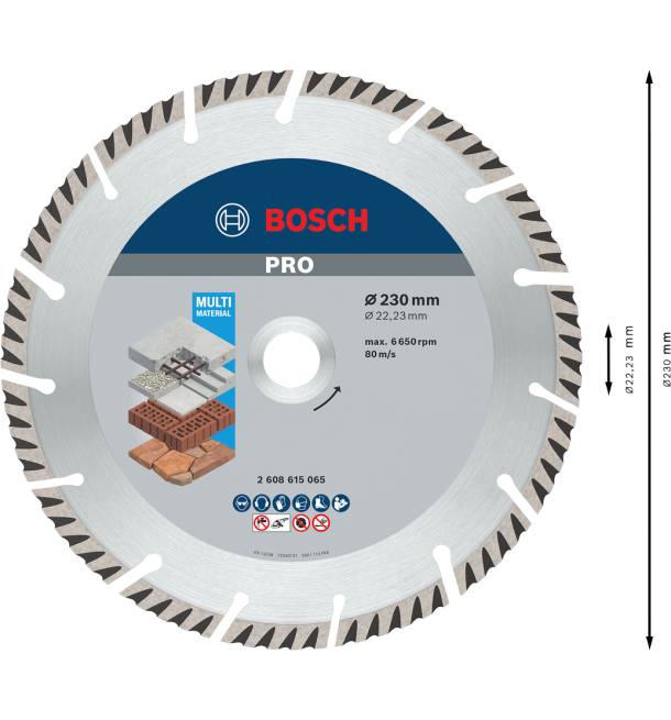 PRO Multi Material Diamond Cutting Disc