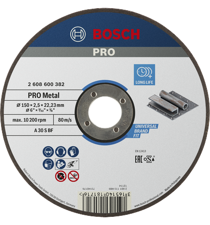 PRO Metal Bonded Cutting Disc 150x2.5
