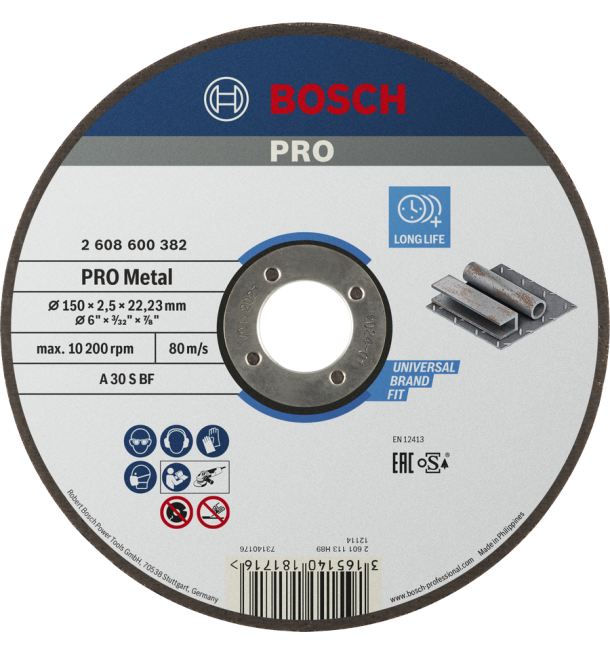 PRO Metal Bonded Cutting Disc 150x2.5