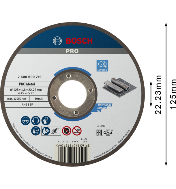 PRO Metal Bonded Cutting Disc