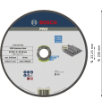 PRO Stainless Steel Bonded Cutting Disc 230x2