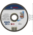 PRO Multi Construction Bonded Cutting Disc 125x1.6