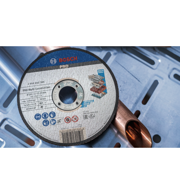 PRO Multi Construction Bonded Cutting Disc 125x1.6