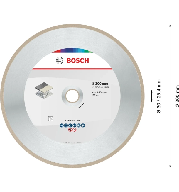 Ceramic Cutting Disc 300X2