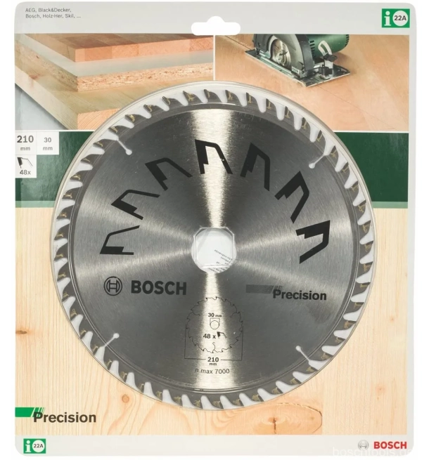 ცირკული ხერხი ხის H210x30-48